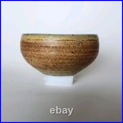 Karen Karnes Pottery Small Bowl 4 3/4 W 3 1/8 Tall Vintage