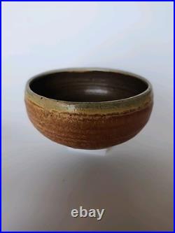 Karen Karnes Pottery Small Bowl 4 3/4 W 3 1/8 Tall Vintage