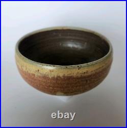 Karen Karnes Pottery Small Bowl 4 3/4 W 3 1/8 Tall Vintage