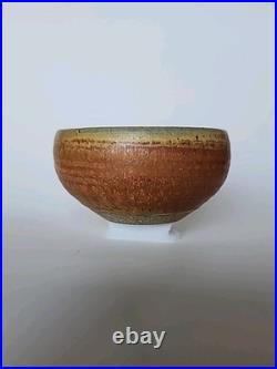 Karen Karnes Pottery Small Bowl 4 3/4 W 3 1/8 Tall Vintage