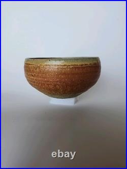 Karen Karnes Pottery Small Bowl 4 3/4 W 3 1/8 Tall Vintage