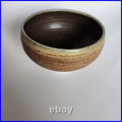 Karen Karnes Pottery Small Bowl 4 3/4 W 3 1/8 Tall Vintage