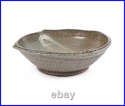 Karen Winograde Large Ceramic Bowl Studio Pottery Decorative Earthy Vintage Dish