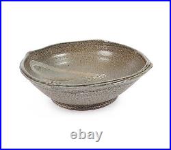 Karen Winograde Large Ceramic Bowl Studio Pottery Decorative Earthy Vintage Dish