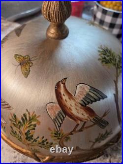 LARGE VINTAGE / ANTIQUE COVERED BOWL/Gorgeous, Near Perfect Cond