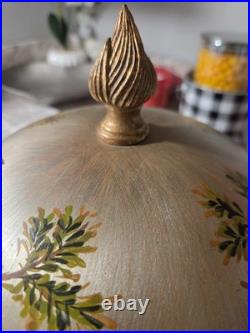 LARGE VINTAGE / ANTIQUE COVERED BOWL/Gorgeous, Near Perfect Cond