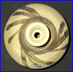 LARGE VTG MCM POTTERY SHACK LAGUNA BEACH SIGNED 9.25 STONEWARE VASE 1960s