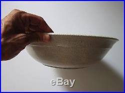 Large Wasserman Pottery Ceramic Bowl Charger Sculpture Painting Abstract Vintage