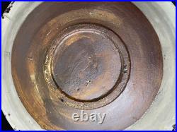 Large 20 Monumental Studio Pottery Bowl starburst Union Jack inspired