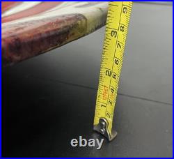 Large 20 Monumental Studio Pottery Bowl starburst Union Jack inspired