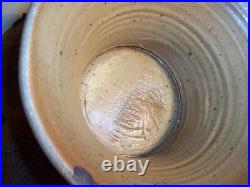Large Unusual Vintage Mid-Century Studio Pottery Centerpiece Punch Bowl