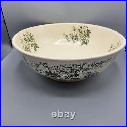 Large Vintage Durham Pottery Bowl 16 England #164678