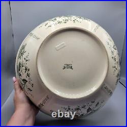 Large Vintage Durham Pottery Bowl 16 England #164678