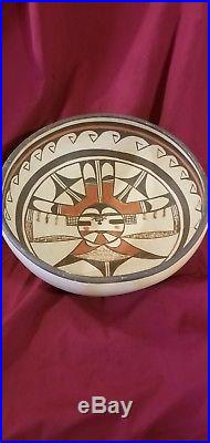 Large Vintage HOPI Open Bowl Pottery by Patricia Honie