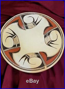 Large Vintage Hopi Pottery Open Bowl (unsigned)