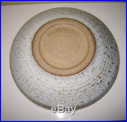 Large Vintage ROBERT MAXWELL bowl, California studio pottery midCentury