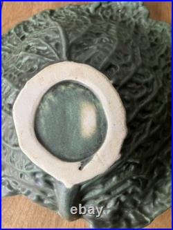 Leaf bowls set 4 vintage design leaves matte green lettuce salad cabbage nature