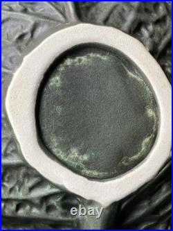 Leaf bowls set 4 vintage design leaves matte green lettuce salad cabbage nature