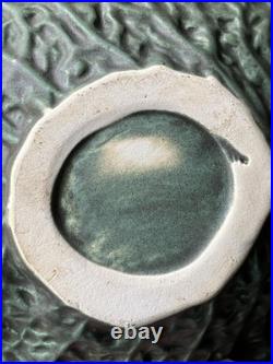 Leaf bowls set 4 vintage design leaves matte green lettuce salad cabbage nature