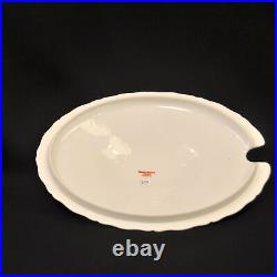 Limoges Theodore Haviland Soup Tureen Blank #303 Scroll Handles Gold 1903-1925