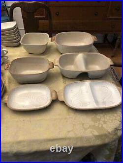 Lot Of Over 100 Vintage MID Century Modern MCM Glidden Pottery Dishes