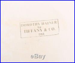 Lot of 3 Early Original Signed Dorothy Hafner Bowl Plates VTG Tiffany and Co