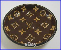 Louis Vuitton Vintage Longwy Special Edition Ceramic Ashtray Trinket Dish Bowl