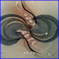 MASSIVE Vtg basin creek pottery patrick eckman pottery 16x8 Dough Bowl MUST SEE