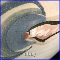 MASSIVE Vtg basin creek pottery patrick eckman pottery 16x8 Dough Bowl MUST SEE