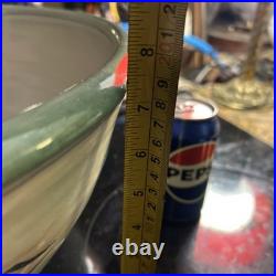 MASSIVE Vtg basin creek pottery patrick eckman pottery 16x8 Dough Bowl MUST SEE