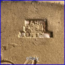 MASSIVE Vtg basin creek pottery patrick eckman pottery 16x8 Dough Bowl MUST SEE