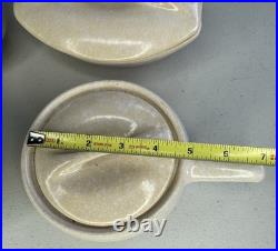 MCM Roseville Raymor Gray Stoneware Set of 4 Ben Seibel Casserole 155 156 157