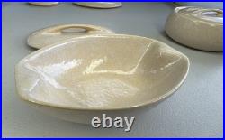 MCM Roseville Raymor Gray Stoneware Set of 4 Ben Seibel Casserole 155 156 157