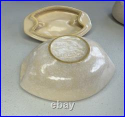 MCM Roseville Raymor Gray Stoneware Set of 4 Ben Seibel Casserole 155 156 157
