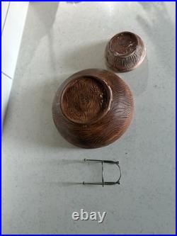 MCM Sequoia California Originals RARE Tier Chip and Dip Bowl Pottery Set