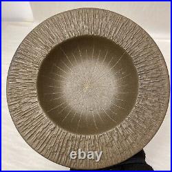 MID Century Studio Pottery Incised Bowl Design Technics Lee Rosen Estate MCM