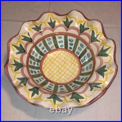 Mackenzie Childs Madison Pattern 14 Pottery Bowl Vintage Excellent Condition