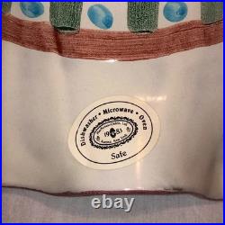 Mackenzie Childs Madison Pattern 14 Pottery Bowl Vintage Excellent Condition