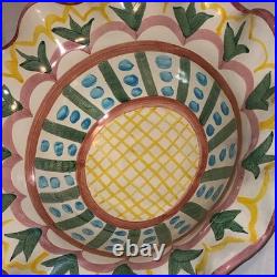 Mackenzie Childs Madison Pattern 14 Pottery Bowl Vintage Excellent Condition
