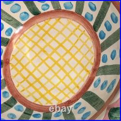 Mackenzie Childs Madison Pattern 14 Pottery Bowl Vintage Excellent Condition