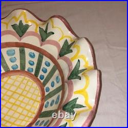 Mackenzie Childs Madison Pattern 14 Pottery Bowl Vintage Excellent Condition