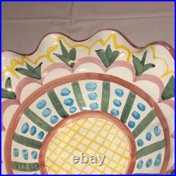 Mackenzie Childs Madison Pattern 14 Pottery Bowl Vintage Excellent Condition