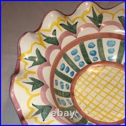 Mackenzie Childs Madison Pattern 14 Pottery Bowl Vintage Excellent Condition