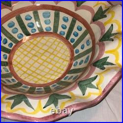 Mackenzie Childs Madison Pattern 14 Pottery Bowl Vintage Excellent Condition