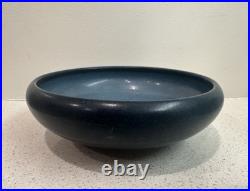 Marblehead Pottery 6 Blue Bowl 1920s Vintage Art Pottery