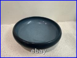 Marblehead Pottery 6 Blue Bowl 1920s Vintage Art Pottery