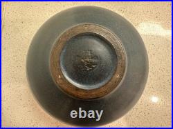 Marblehead Pottery 6 Blue Bowl 1920s Vintage Art Pottery