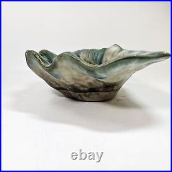 McCartys Pottery Clam Shell Dish Bowl Dirty Jade Merigold Mississippi Vintage