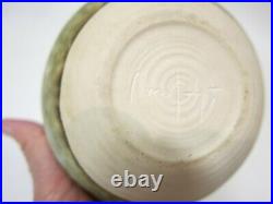 McCartys Pottery Mississippi Clay Drip Glaze Jade BOWL 5.25 W x 3 H