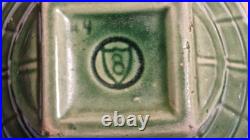 McCoy Pottery Green Windowpane Bowl 8 Shield #4 Mark 1930's Vintage